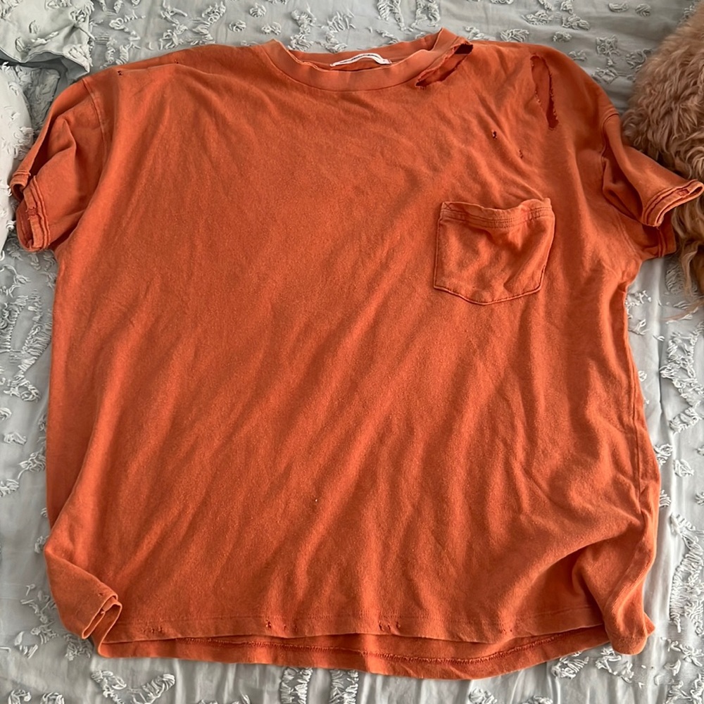 Distressed Free People shirt, never worn before